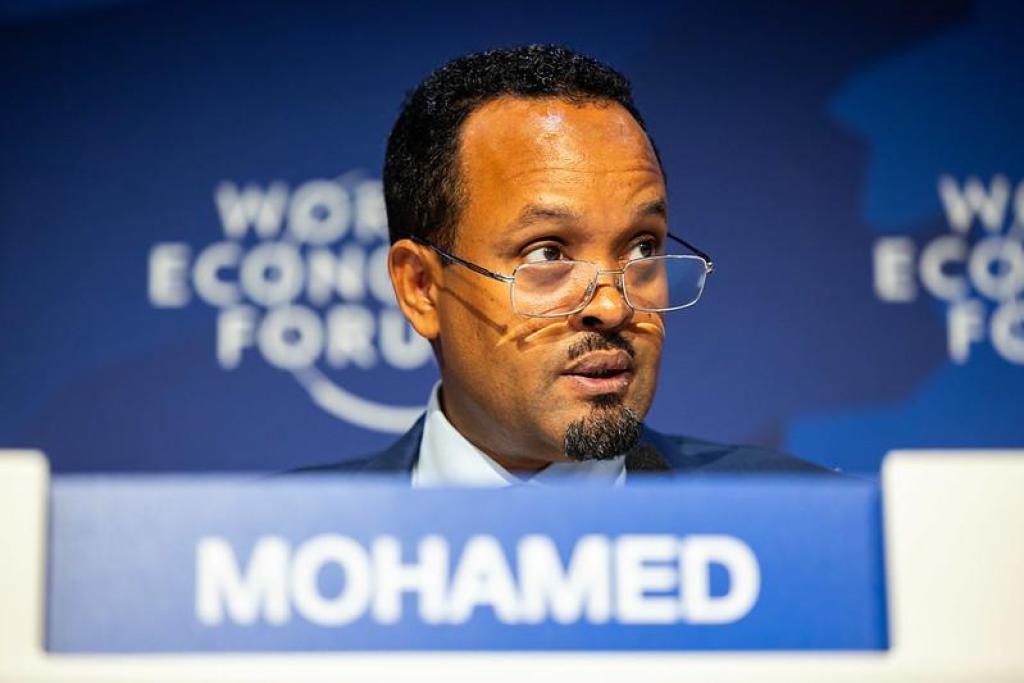 Africa’s Job Engine session with Ahmed Shide Mohamed, Minister of Finance of Ethiopia [Ciaran McCrickard / World Economic Forum]